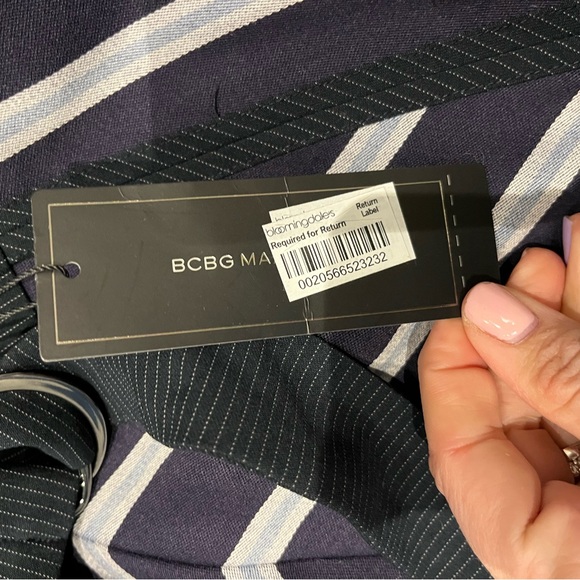BCBG xxs striped mini skirt new with tags - Picture 2 of 4